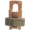 Erico nVent  Split Bolt Connector, 8 to 4 Wire, Silicone Bronze Alloy, Bronze ESB4